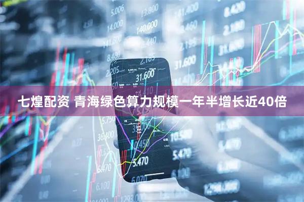 七煌配资 青海绿色算力规模一年半增长近40倍
