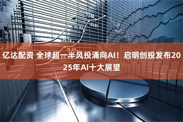 亿达配资 全球超一半风投涌向AI！启明创投发布2025年AI十大展望